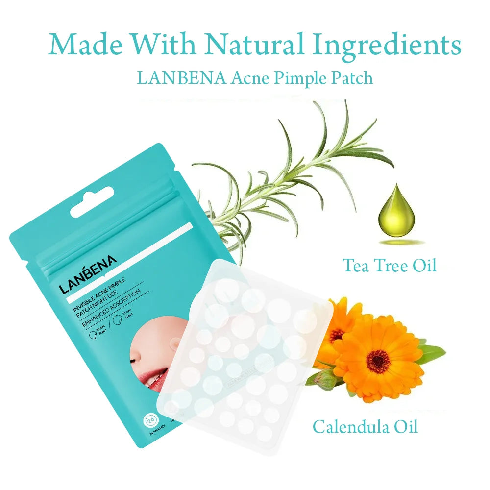 LANBENA Repair Acne Patch Facial Skin Care Fade Blemishes Pimple Marks Closed Acne Blemishes Cover Acne Pimple Repair Patch