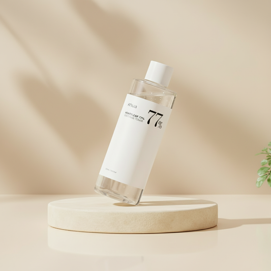 Luxury Heartleaf toner with botanical shadows